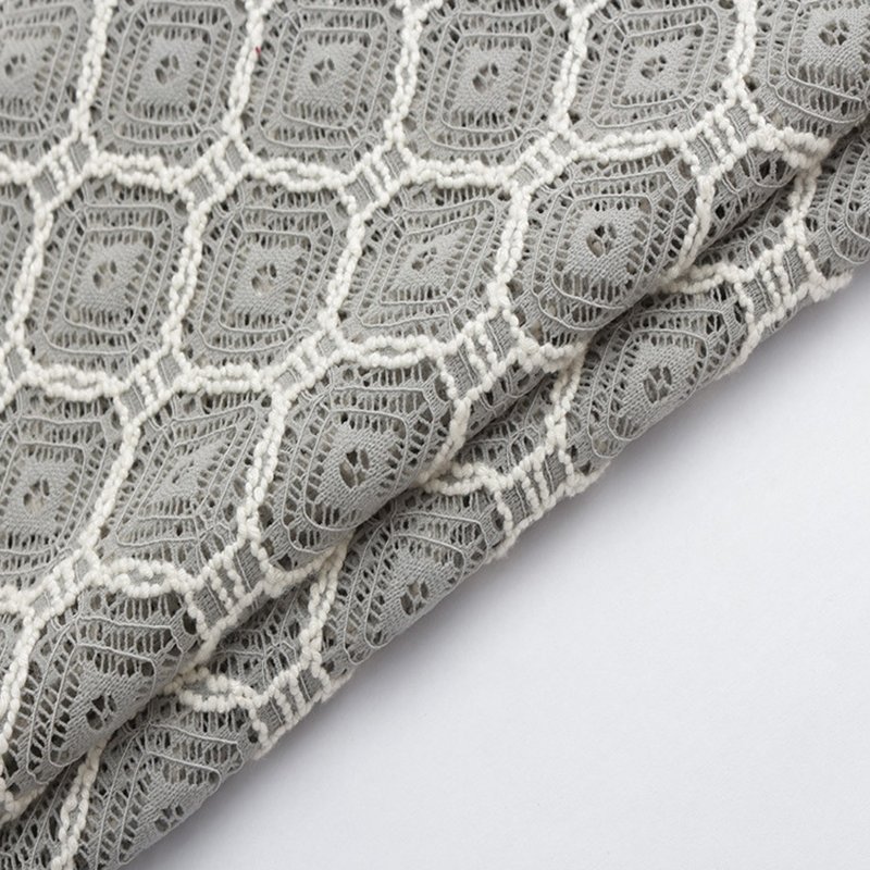 Lace Fabric Dress Cutwork Nylon for Women's Wear Wholesale Supplier 4